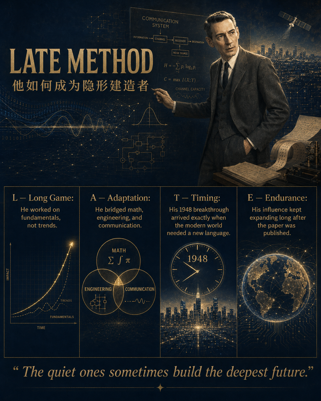 克劳德·香农 LATE Method 隐形建造者路径