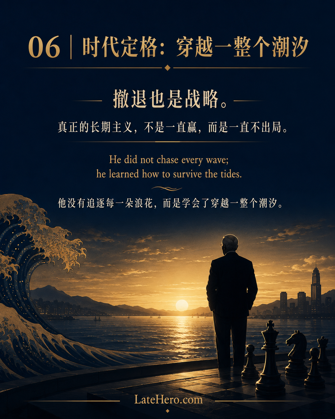 李嘉诚结语海报