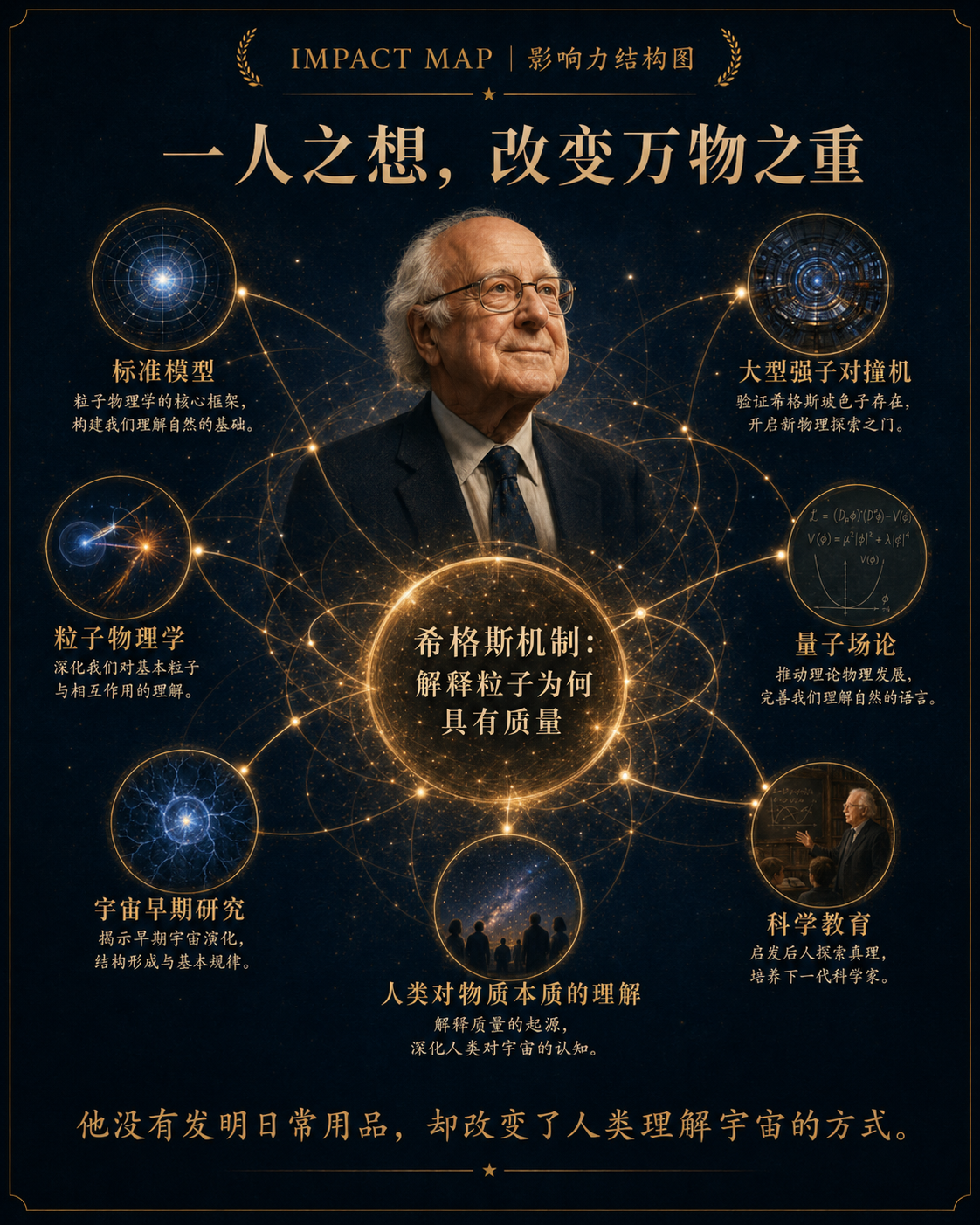 彼得·希格斯影响力结构图