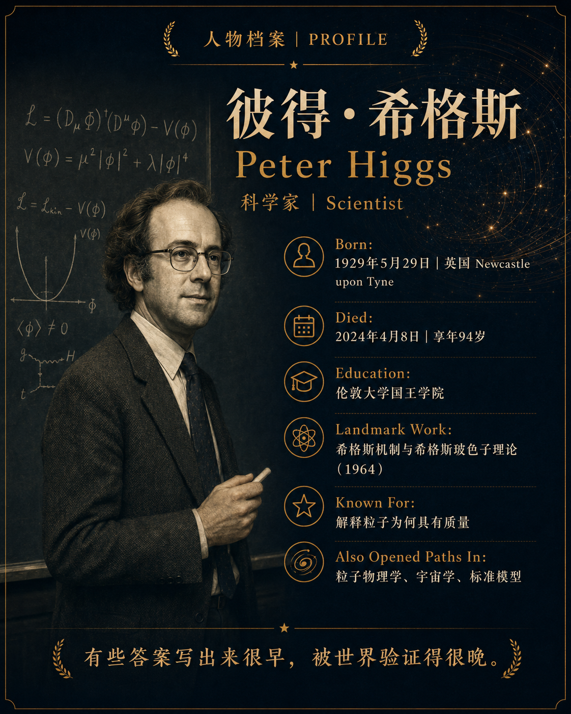 彼得·希格斯人物档案