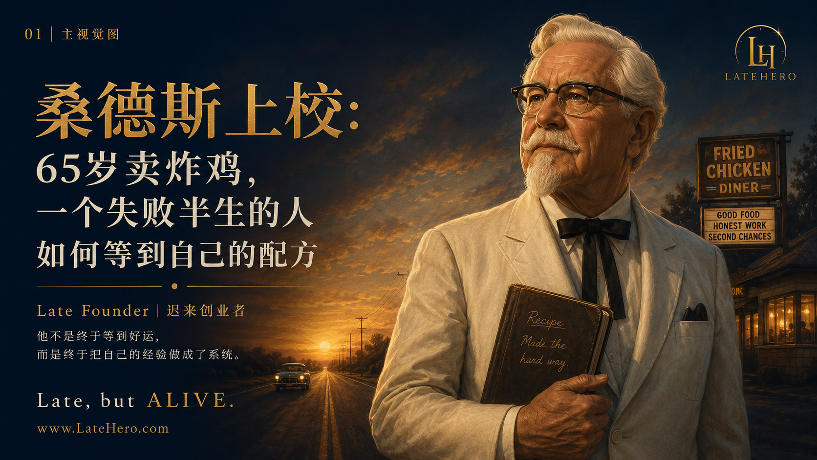 桑德斯上校迟来创业者主题图